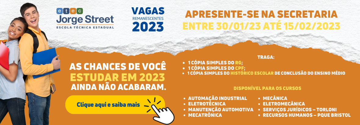 Vagas Remanescentes M-Tec 2023